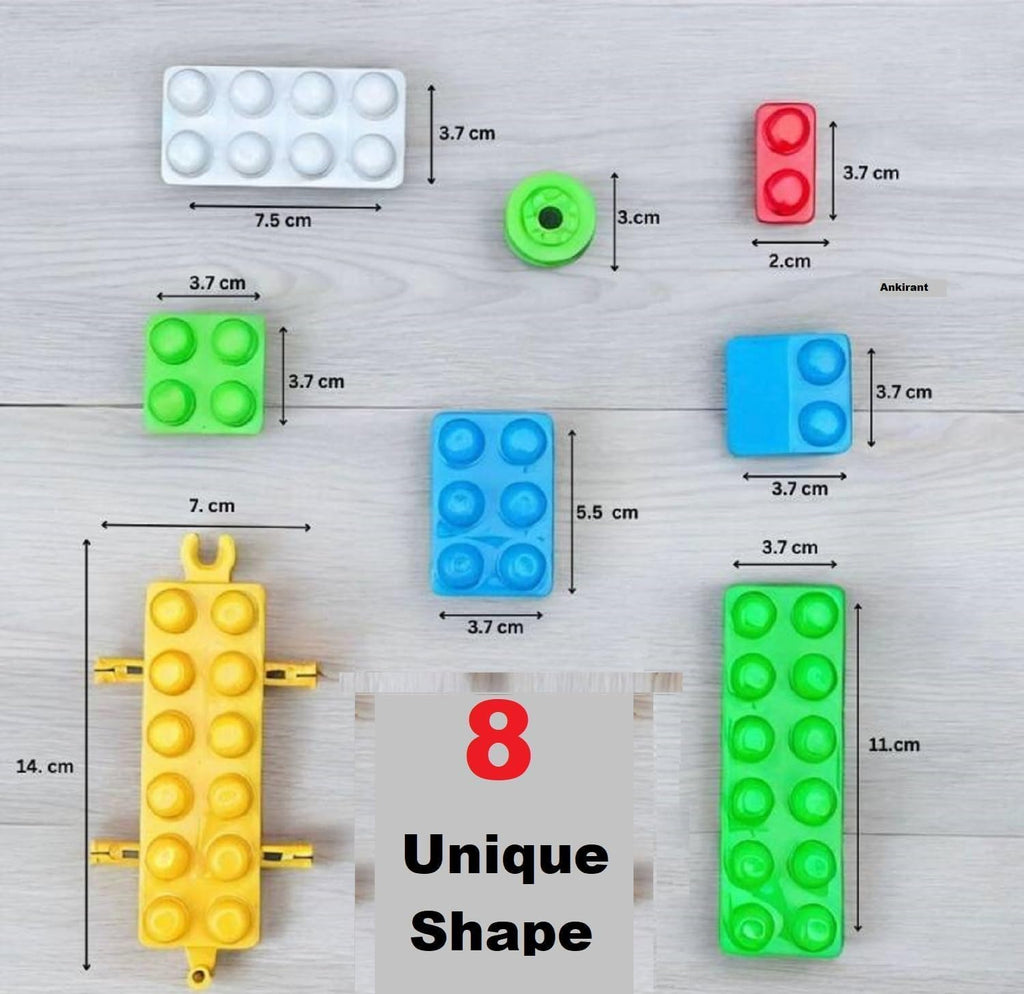 80-Piece Mega Building Block Set