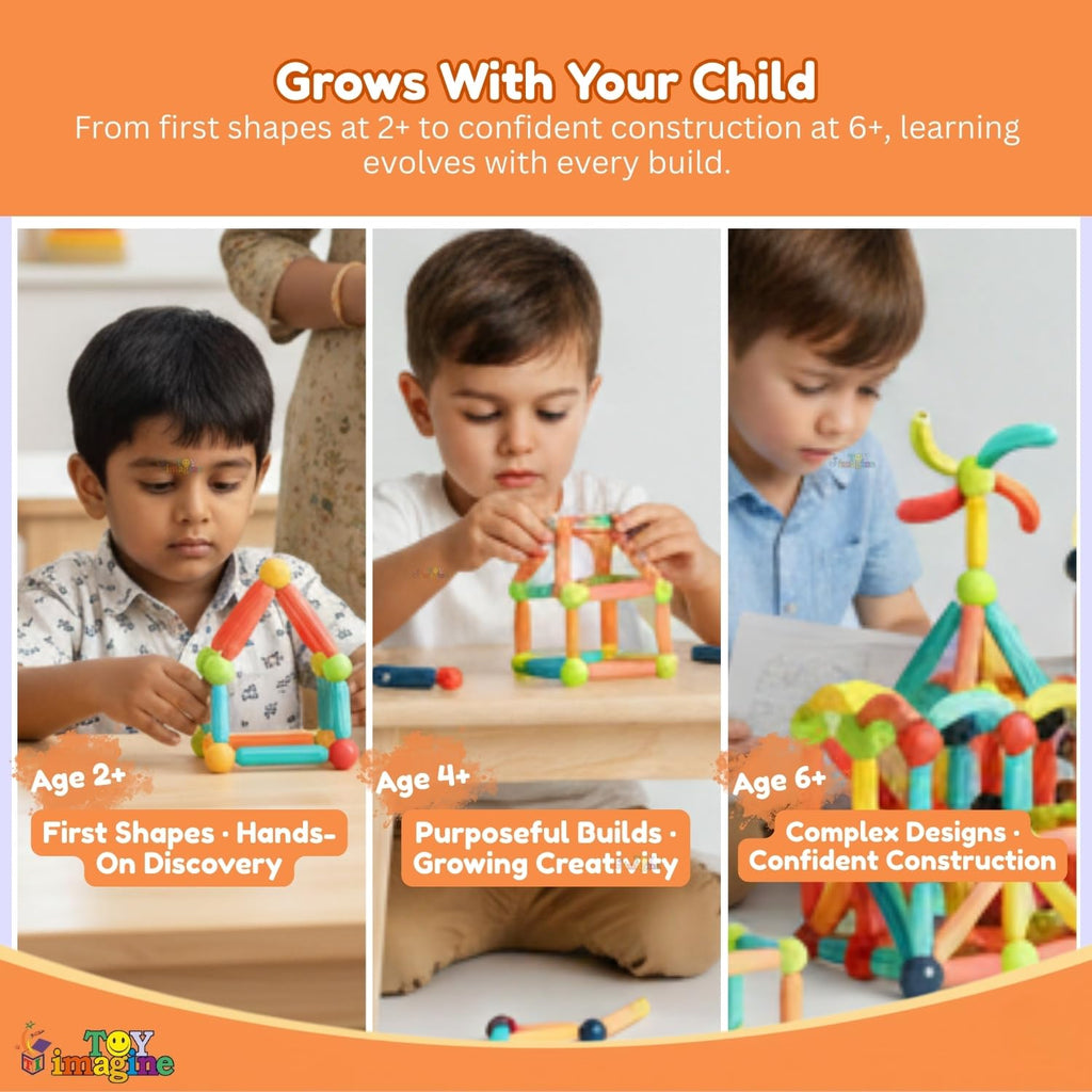 Magnetic Building Blocks STEM Set