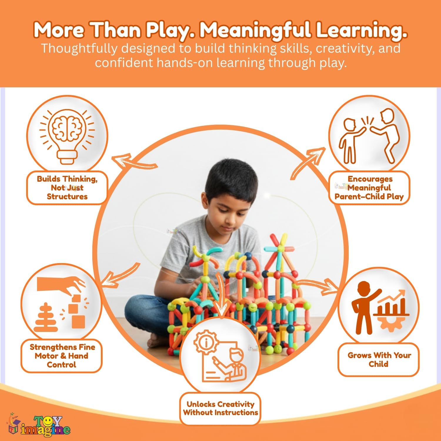 Magnetic Building Blocks STEM Set