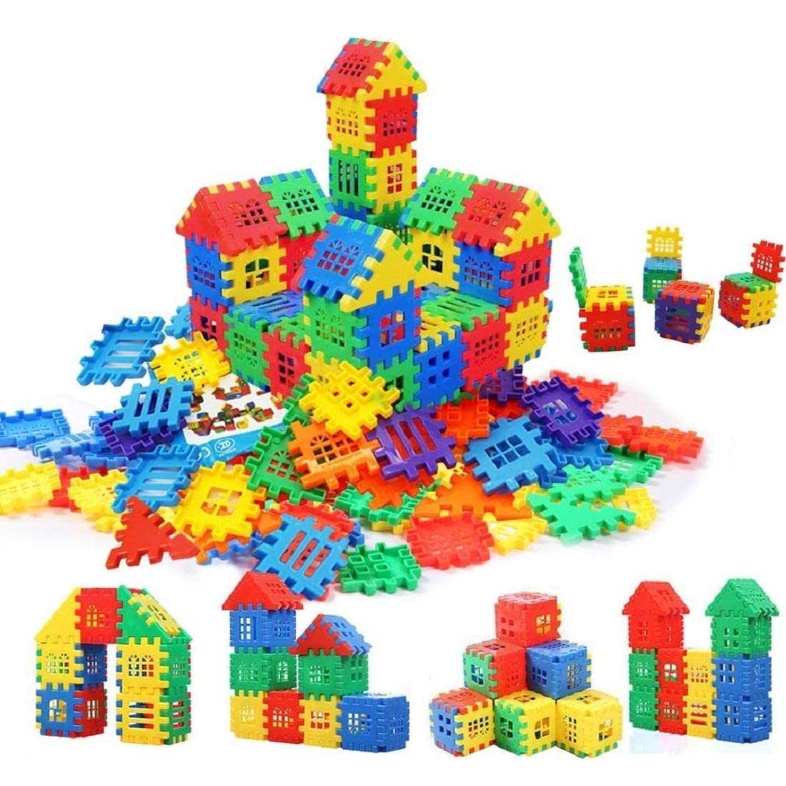 72-Piece Non-Toxic Building Blocks