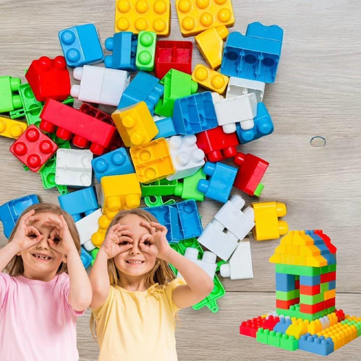 80-Piece Mega Building Block Set