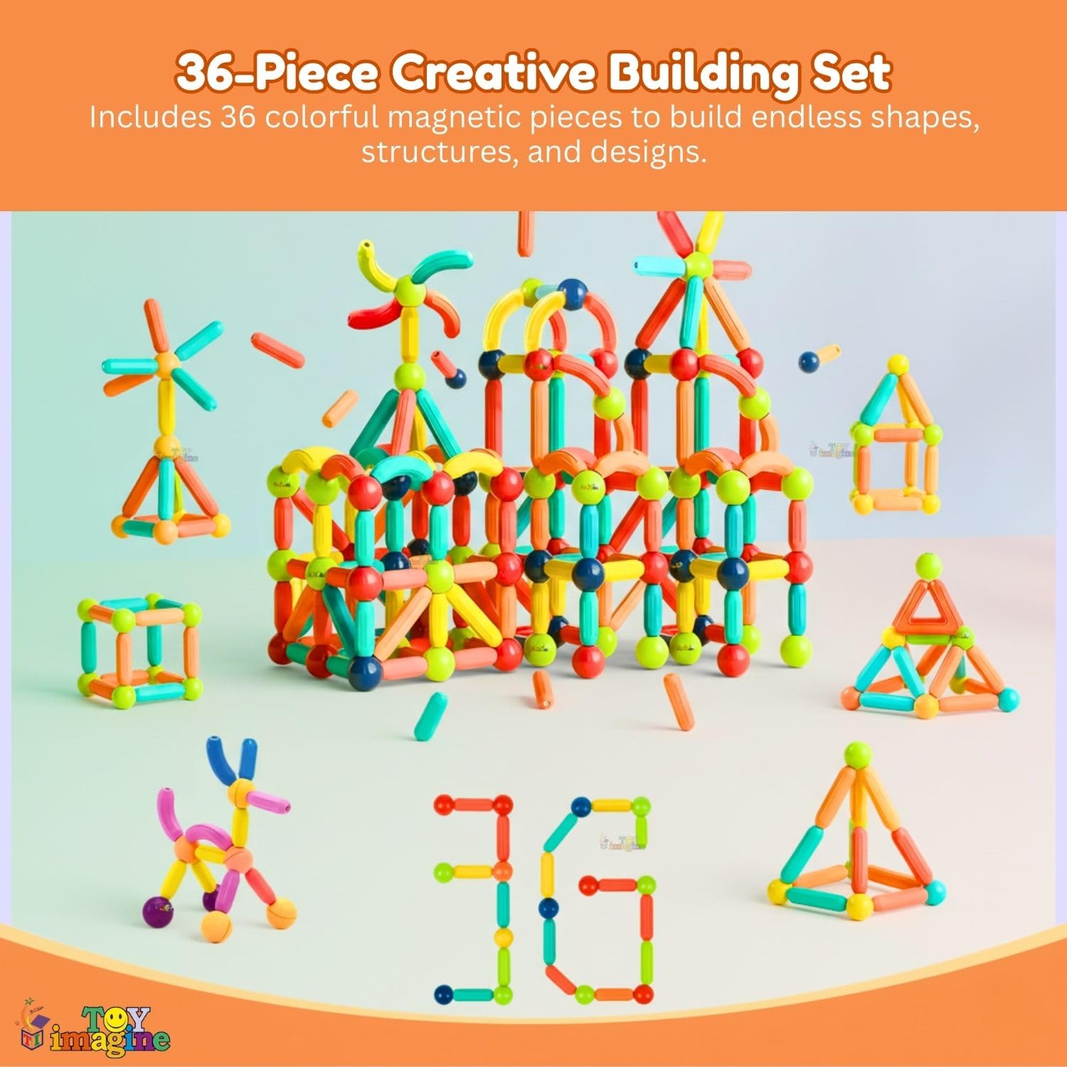 Magnetic Building Blocks STEM Set